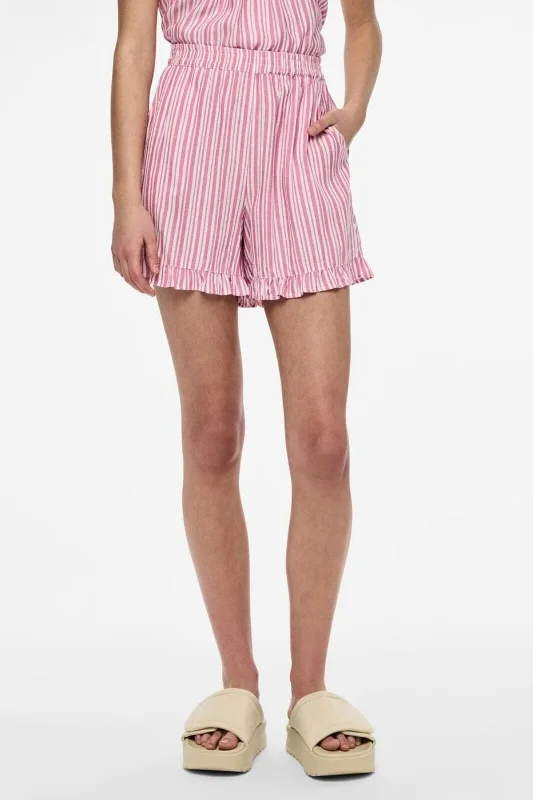 Pieces - Pcalvina Shorts - 4471846 Ibis Rose Cloud Dancer