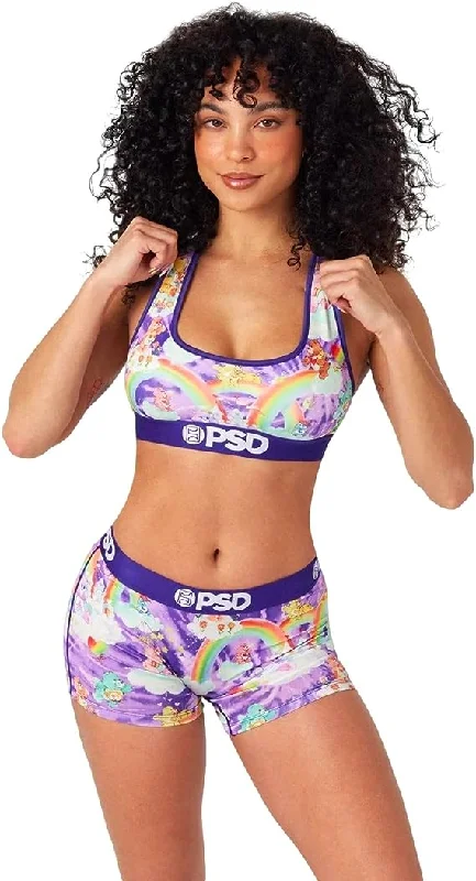 PSD Women's Retro Care Bears Sports Bra