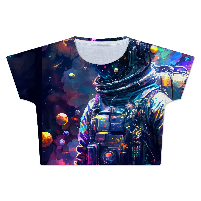 Psy Astronaut Crop Tee