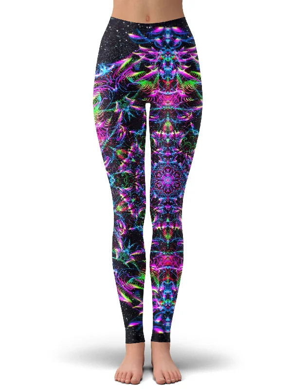 Purp Geometric Leggings