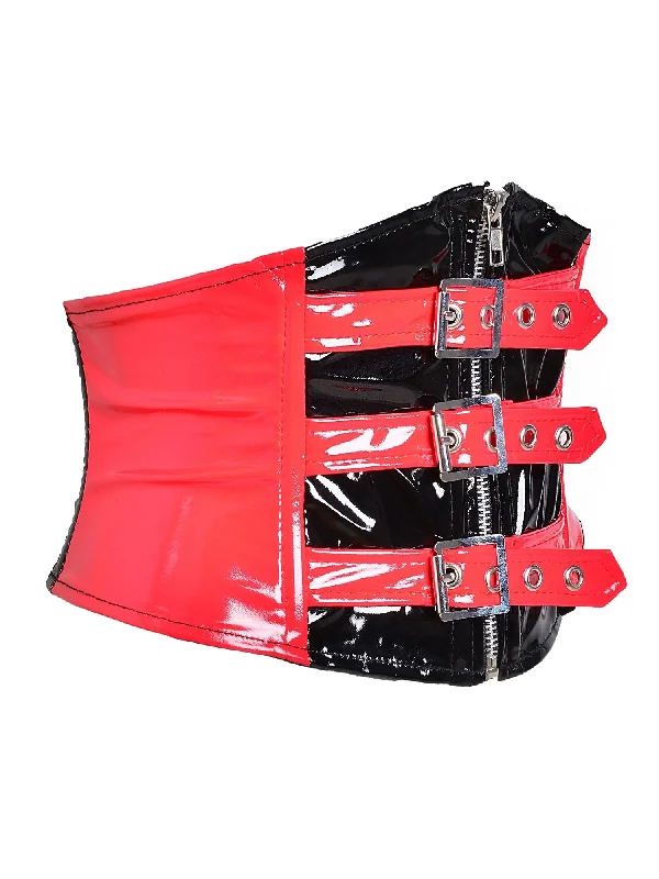 red-pvc-buckled-waspie-belt