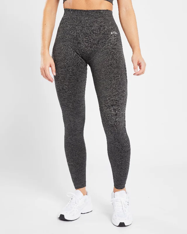 Revive Seamless Leggings - Black Marl