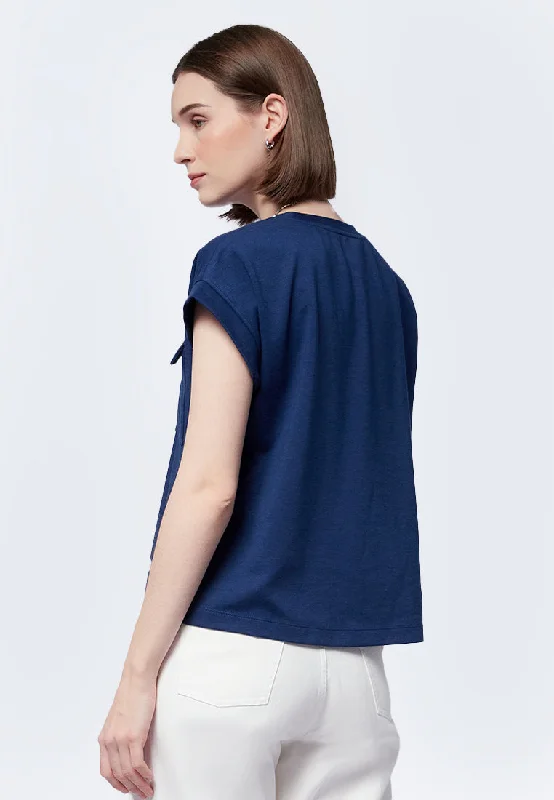 short-sleeve-top-with-pocket-details-24b144-navy