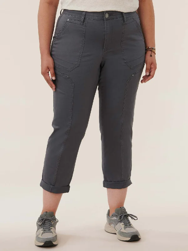 ""Ab""solution® Skyrise Roll Cuff Booty Lift Plus Utility Pant