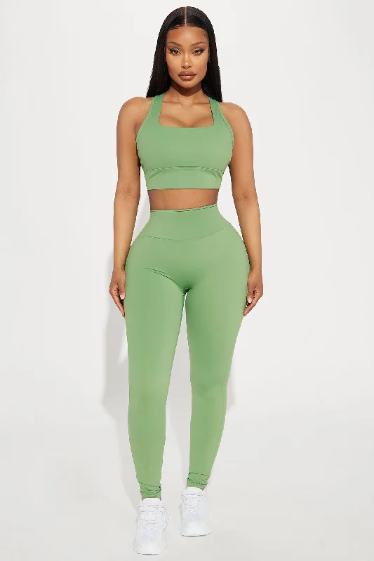 Stay Balanced Active Legging - Sage