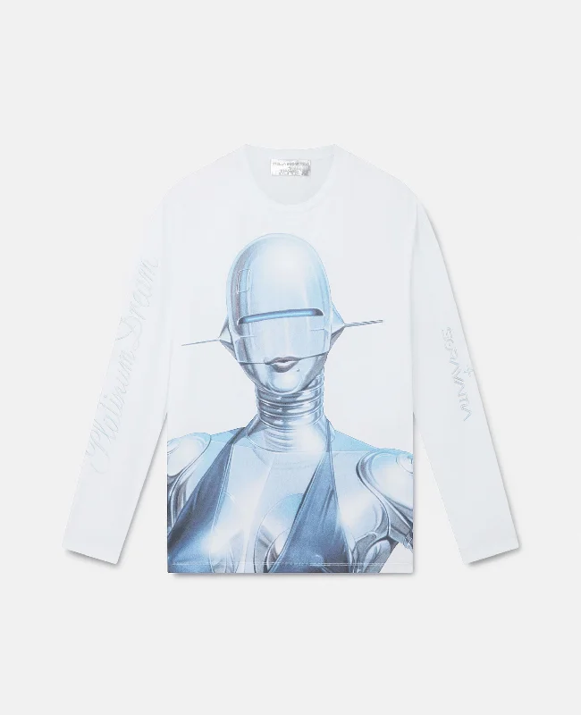 Stella McCartney + Sorayama Sexy Robot Long-Sleeve Organic Cotton T-Shirt