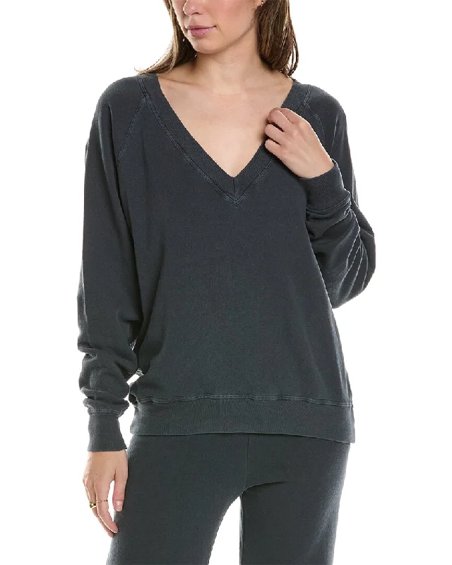 THE GREAT The V-Neck Sweatshirt