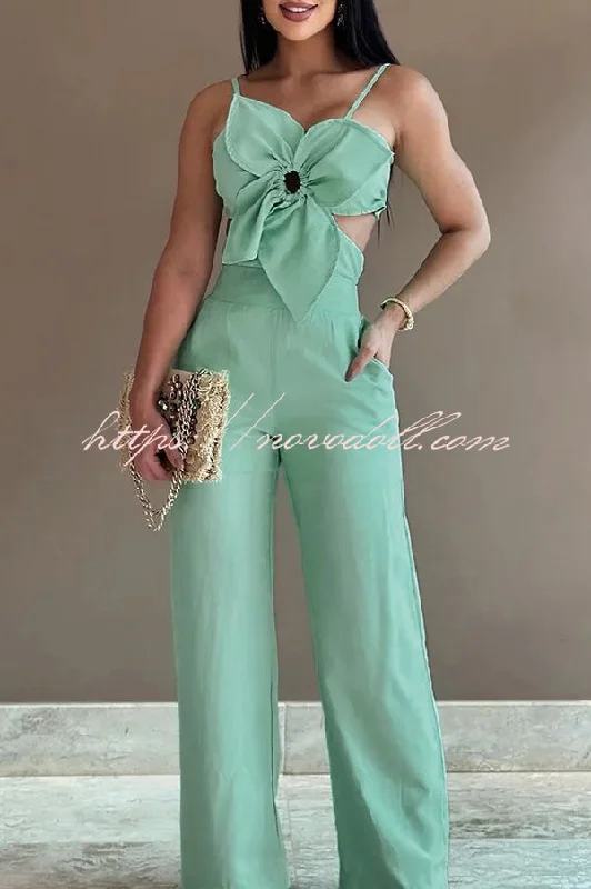 three-dimensional-flower-accessories-suspenders-hollow-slim-fit-jumpsuit