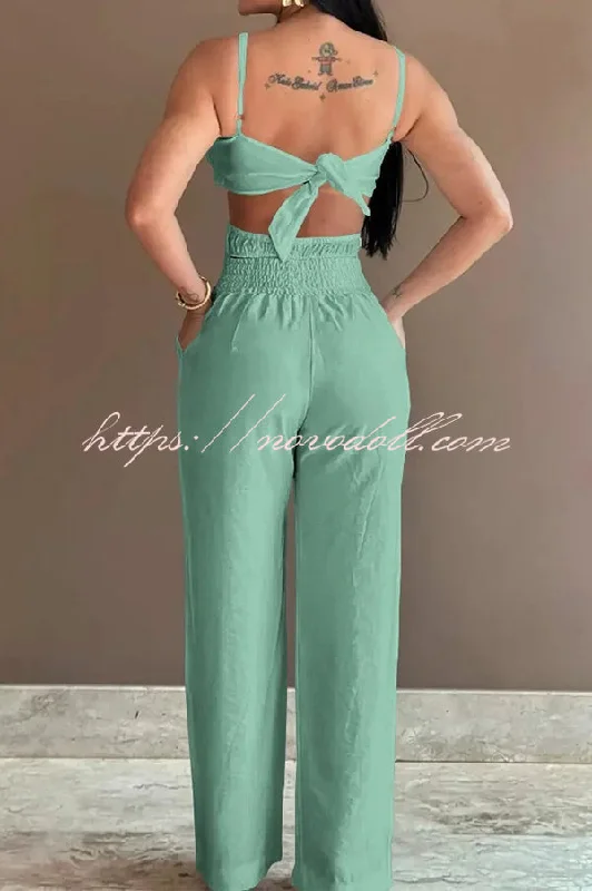 three-dimensional-flower-accessories-suspenders-hollow-slim-fit-jumpsuit