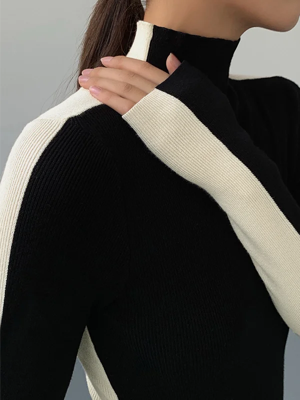 two-tone-double-sided-long-sleeve-knit-top