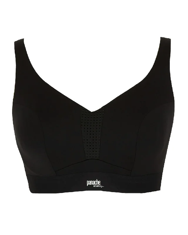 ULTRA PERFORM BLACK UW SPORTS BRA