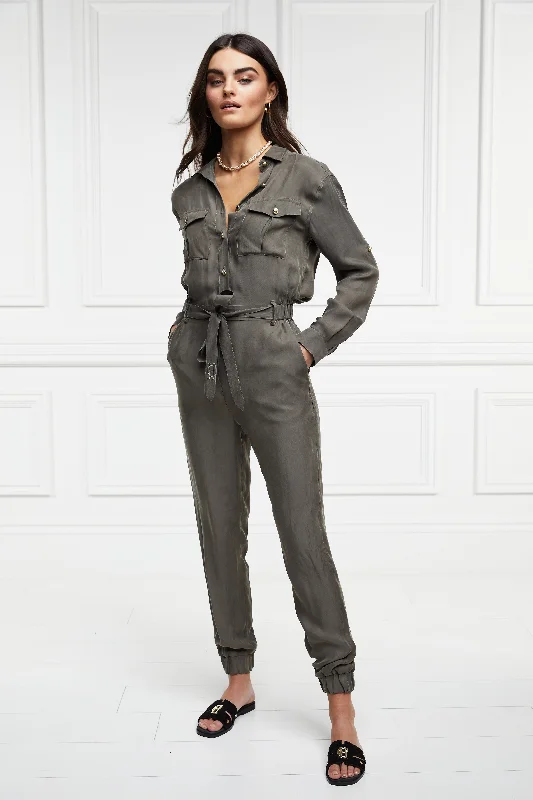 Utility Jumpsuit (Khaki)