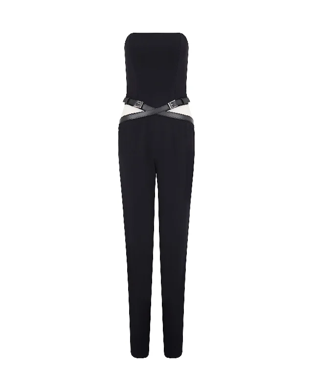 CROSS WAIST JUMPSUIT