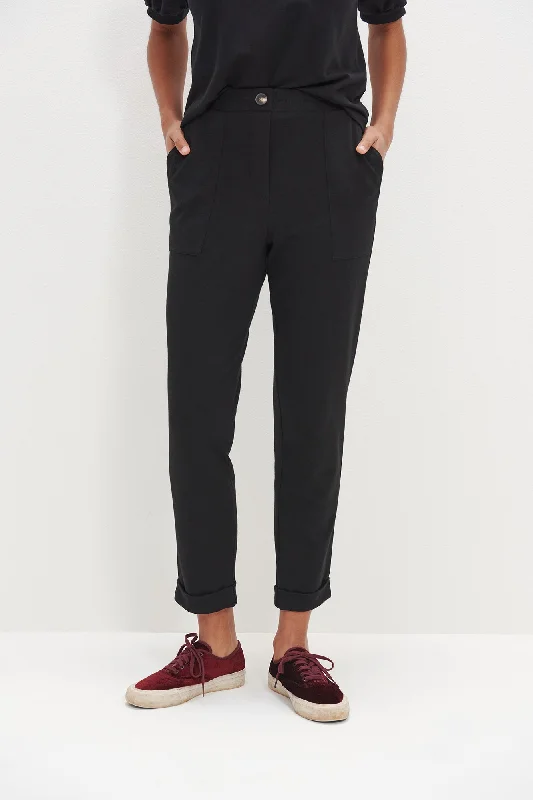 Wyatt Reverie Terry Pant - Black