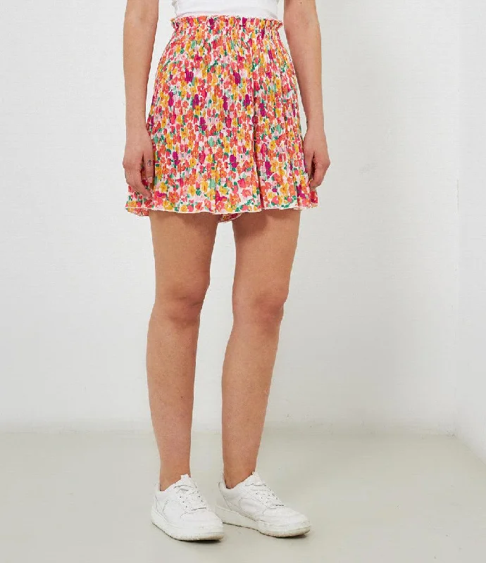 Shorts a fiori multicolor