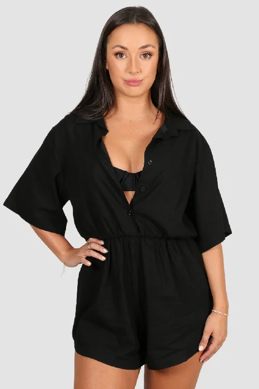 zephyr-linen-playsuit-black