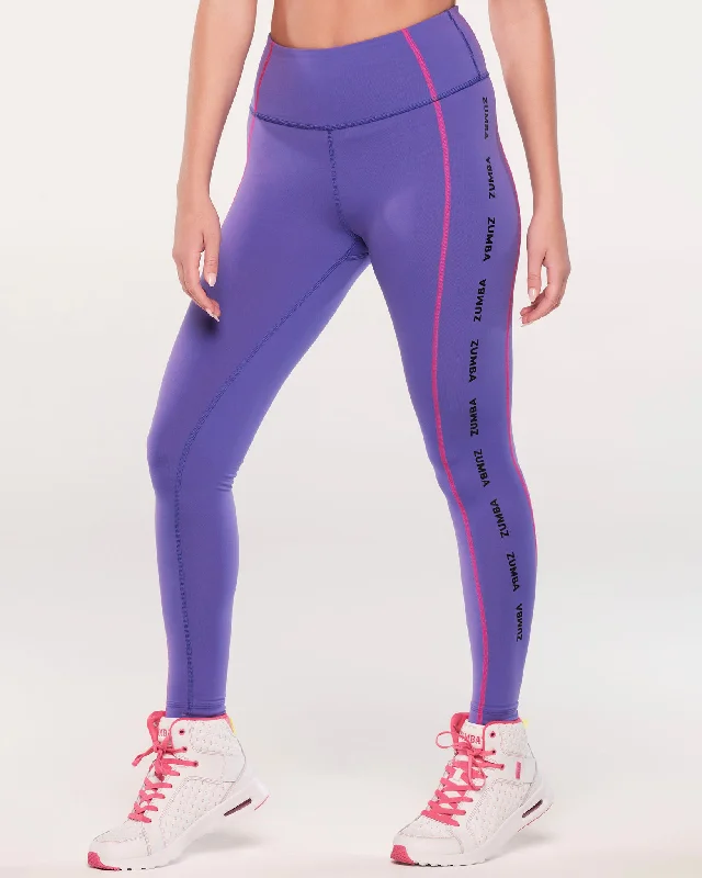 Zumba Bold High Waisted Ankle Leggings